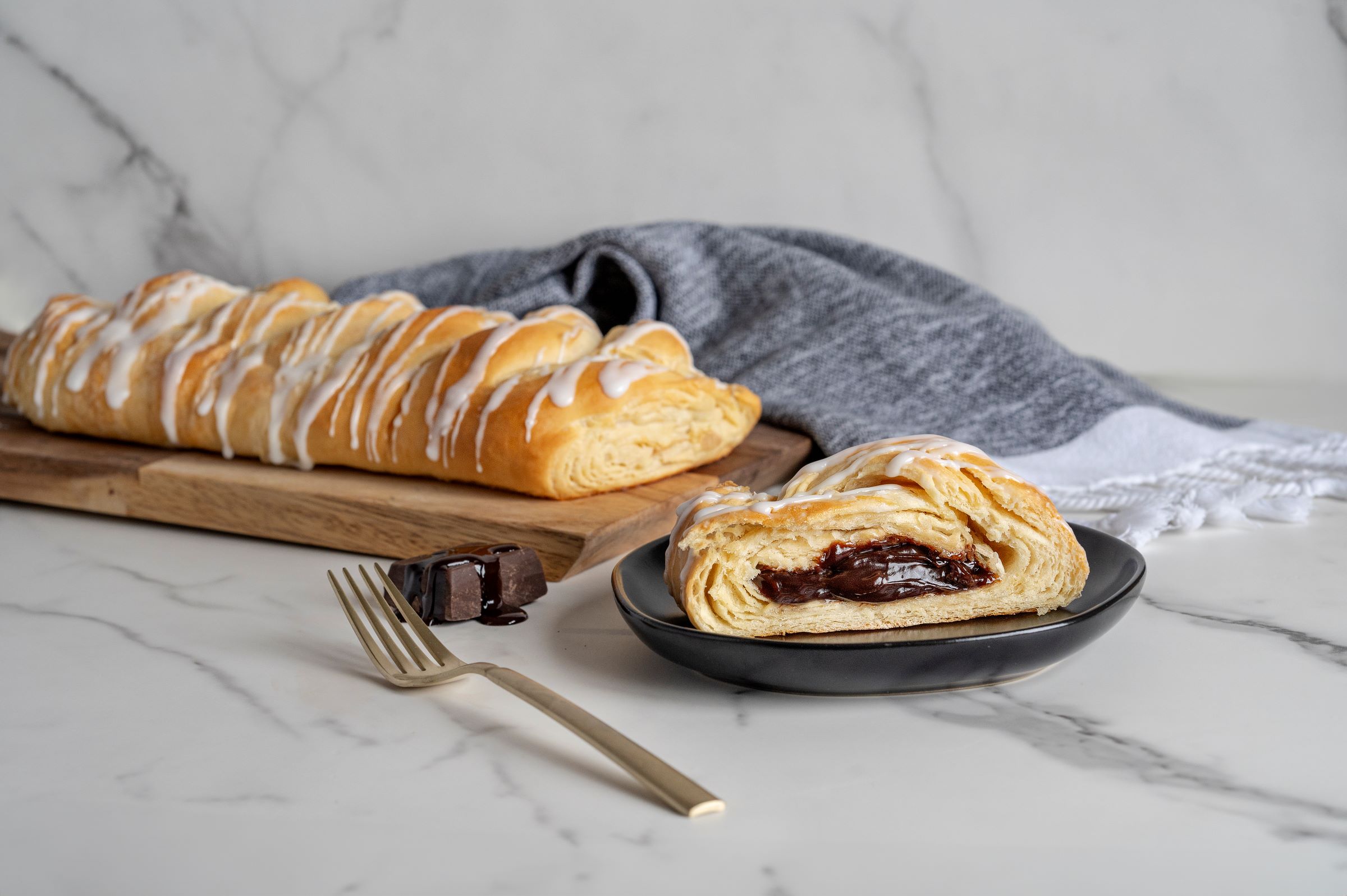 Chocolate Pastry w/White Frosting  NEW!
